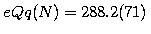 $eQq = 156.0$